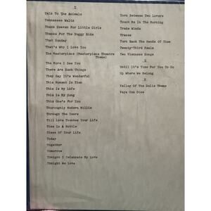 Vintage Album Collection of Songs Alphabetic (T-V) Titles 30+ Sheet Music Songs